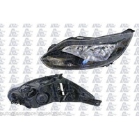 FORD FOCUS LW - 4/2011 TO CURRENT - SEDAN/HATCH - LEFT SIDE HEADLIGHT - BLACK