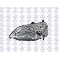 HONDA CIVIC ES - 4DR SEDAN 1/03>12/03 - PASSENGER - LEFT SIDE HEADLIGHT - CLEAR BLINKER - NEW