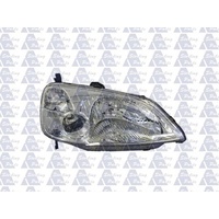 HONDA CIVIC ES - 4DR SEDAN 1/03>12/03 - PASSENGER - RIGHT SIDE HEADLIGHT - CLEAR BLINKER - NEW