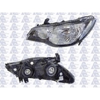 HONDA CIVIC FD SERIES 1 - 4DR SEDAN/HYBRID 2/06>CURRENT - PASSENGER - LEFT SIDE HEADLIGHT - NEW