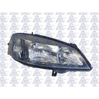 HOLDEN ASTRA TS - HATCH 9/98>5/06 - DRIVERS - RIGHT SIDE HEADLIGHT - BLACK - NEW