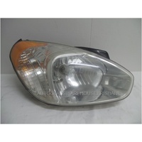 HYUNDAI ACCENT - 5/2006 TO 12/2009 - SEDAN/HATCH - PASSENGER - LEFT SIDE HEADLIGHT