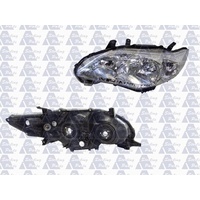 TOYOTA COROLLA ZRE152R - 10/2009 to 11/2013 - 4DR SEDAN - PASSENGER - LEFT SIDE HEADLIGHT