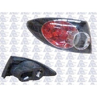 MAZDA 6 - 8/02>11/07 - PASSENGERS - LEFT SIDE TAIL LIGHT - NEW (OUTER-BLACK) - NON WAGON