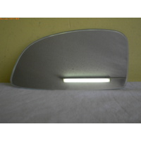 HYUNDAI GETZ TB - 10/2002 to 9/2011 - 3DR/5DR HATCH - LEFT SIDE MIRROR - FLAT GLASS ONLY - 170mm BOTTOM WIDE X 97mm HIGH