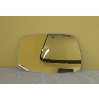 suitable for TOYOTA COROLLA ZZE122R - 12/2001 to 4/2007 - SEDAN/HATCH/WAGON - PASSENGERS - LEFT SIDE MIRROR - FLAT GLASS ONLY - 74MM X 102MM