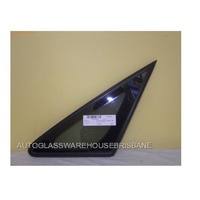 suitable for TOYOTA AVENSIS ACM20R - 12/2001 to 12/2010 - 5DR WAGON - PASSENGER - LEFT SIDE FRONT QUARTER GLASS