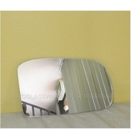 suitable for TOYOTA COROLLA AE101/AE102 SECA - 9/1994 TO 10/1999 - SEDAN/HATCH - RIGHT SIDE MIRROR - FLAT GLASS ONLY (165MM X 100MM)