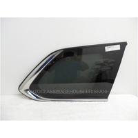 MITSUBISHI OUTLANDER ZJ/ZK - 11/2012 to 10/2021 - 5DR WAGON - DRIVERS - RIGHT SIDE REAR CARGO GLASS - CHROME - ENCAPSULATED