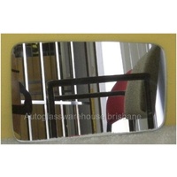 LAND ROVER DISCOVERY 1 - 4DR WAGON 3/91>3/94 - DRIVERS - RIGHT SIDE MIRROR - NEW (flat glass only) - 159mm X 98mm HIGH