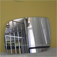 HOLDEN RODEO TF - 7/1988 to 2/1997 - 2DR UTE - LEFT SIDE MIRROR - FLAT GLASS ONLY - 150mm HIGH X 200mm WIDE
