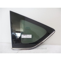 suitable for TOYOTA RAV4 - 40 SERIES - 2/2013 to 5/2019 - 5DR WAGON - LEFT SIDE CARGO GLASS - GREEN - ENCAPSULATED 