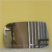 suitable for TOYOTA COROLLA AE112 - 5DR HATCH 9/98>11/01 - LEFT SIDE MIRROR - NEW (flat glass mirror only) 161mm x 95mm