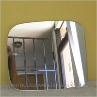 HOLDEN JACKAROO UBS25 - 5/1992 to 12/2003 - 4DR WAGON - PASSENGERS -  LEFT SIDE MIRROR - FLAT GLASS ONLY 165MM X 140MM