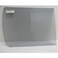 suitable for TOYOTA HIACE 100 SERIES - 11/1989 to 2/2005 - TRADE VAN - LEFT SLIDING DOOR FIXED FRONT HALF GLASS (KINGSLEY)