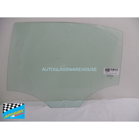 VOLKSWAGEN JETTA - 8/2011 TO 12/2017 - 4DR SEDAN - LEFT SIDE REAR DOOR GLASS - GREEN