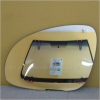 VOLKSWAGEN GOLF V - 7/2004 to 12/2008 - 5DR HATCH- PASSENGERS - LEFT SIDE MIRROR - FLAT GLASS ONLY - 165MM WIDE X 115MM HIGH