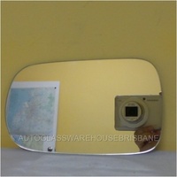 NISSAN SKYLINE R33 - 1/1993 to 1/1998 - 2DR COUPE/4DR SEDAN - PASSENGER - LEFT SIDE MIRROR - FLAT GLASS ONLY - 160MM X 95MM