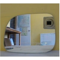 DAIHATSU TERIOS J100 - 7/1997 to 1/2006 - 5DR WAGON - PASSENGERS - LEFT SIDE MIRROR - FLAT GLASS ONLY - 151MM X 110MM