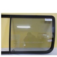 suitable for TOYOTA HIACE SBV - 10/1995 to 11/2003 - VAN - RIGHT SIDE FRONT FIXED 1/2 ONLY GLASS FROM KINGSLEY FRAME - 470mm HIGH X 540mm wide