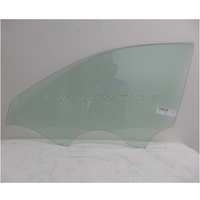 AUDI A3 8V - 5/2013 TO 1/2022 - 5DR HATCH - PASSENGERS - LEFT SIDE FRONT DOOR GLASS - GREEN 