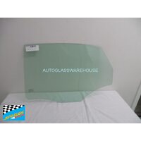 AUDI A3 8V - 5/2013 to CURRENT - 4DR SEDAN - LEFT SIDE REAR DOOR GLASS - 2 HOLES - GREEN