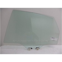 SUBARU IMPREZA G3 - 8/2007 to 1/2012 - 5DR HATCH/WAGON - PASSENGER - LEFT SIDE REAR DOOR GLASS - GREEN