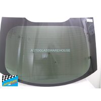 HOLDEN COMMODORE ZB - 10/2017 to CURRENT - 4DR SEDAN LIFTBACK - REAR WINDSCREEN GLASS -GREEN - WITH ANTENNA