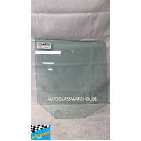 JEEP PATRIOT MK - 8/2007 to 12/2016 - 4DR WAGON - DRIVERS - RIGHT SIDE REAR DOOR GLASS - GREEN