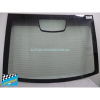 HOLDEN COMMODORE VF - 5/2013 TO 10/2017 - 4DR SEDAN - REAR WINDSCREEN GLASS - WITH ANTENNA - 1230W X 840H