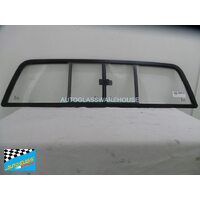 TATA XENON - 1/2010 TO CURRENT - 4DR DUAL CAB - REAR SLIDING UNIT - FRONT OF CANOPY GLASS (1280 x 340)