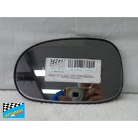 NISSAN PULSAR N16 - 6/2001 TO 12/2005 - 5DR HATCH/4DR SEDAN - PASSENGER - LEFT SIDE MIRROR - FLAT GLASS WITH BACKING PLATE - 173W X 105H