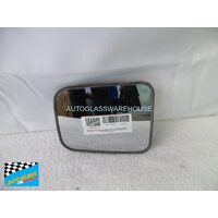 NISSAN NAVARA D21/D22 - 1/1986 to 3/1997 - 2DR/4DR DUAL CAB - PASSENGER - LEFT SIDE MIRROR GLASS - WITH BACKING PLATE - L 5677