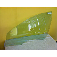 HOLDEN CALAIS VE/VF - 8/2006 to 1/2017 - 4DR SEDAN - LEFT SIDE FRONT DOOR GLASS - GREEN