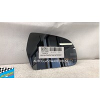 AUDI A4 B8 8K - 4/2008 TO 12/2015 - 4DR SEDAN - DRIVERS - RIGHT SIDE MIRROR - GENUINE CURVED 19392 WITH BACKING PLATE - 185MM X 115MM