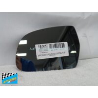 AUDI A4 B8 8K - 4/2008 TO 12/2015 - 4DR SEDAN - PASSENGERS - LEFT SIDE MIRROR - GENUINE CURVED 19392 WITH BACKING PLATE - 185MM X 115MM
