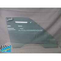 NISSAN SKYLINE C210 - 3/1978 TO 1982 - 4DR SEDAN - DRIVERS - RIGHT SIDE FRONT DOOR GLASS - GREEN