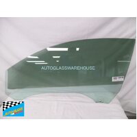 MERCEDES E CLASS W207 - 7/2009 to 12/2016 - 2DR COUPE - PASSENGER - LEFT SIDE FRONT DOOR GLASS - 1 HOLE - GREEN 