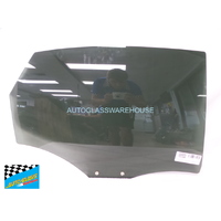 AUDI A6 C7 4G - 07/2011 to 12/2018 - 4DR SEDAN - DRIVERS - RIGHT SIDE REAR DOOR GLASS - 2 HOLES - PRIVACY