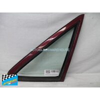 DAEWOO CIELO GL/GLX - 10/1995 to 7/1998 - 4DR SEDAN - RIGHT SIDE OPERA GLASS - ENCAPSULATED - RED MOULD