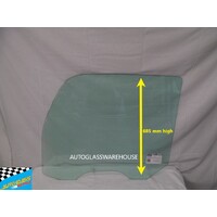 KENWORTH T300/T400/T600  - 4/2016 TO CURRENT - TRUCK - PASSENGER - LEFT SIDE FRONT DOOR GLASS - (R44-1109) GREEN  (685h)