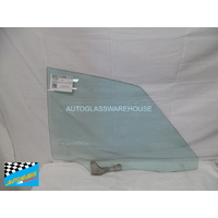 MITSUBISHI SIGMA GJ/GK -  3/1982 TO 1987 - 4DR SEDAN - DRIVERS - RIGHT SIDE FRONT DOOR GLASS (3 holes - 790w)