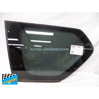 suitable for TOYOTA PRADO 150 SERIES - 11/2009 to CURRENT - 5DR WAGON - LEFT SIDE CARGO GLASS - ENCAPSULATED - PRIVACY - AERIAL - (BLACK MOULD)