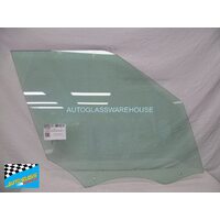 RANGE ROVER L405 1/2013 TO 6/2022 - 4DR WAGON - DRIVER - RIGHT SIDE FRONT DOOR GLASS - GREEN - 2 HOLES
