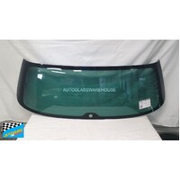 VOLKSWAGEN PASSAT MK 6 - 3/2006 TO 11/2010 - 4DR WAGON - REAR WINDSCREEN GLASS - REARLIGHT, HEATED, 1 HOLE, 1365 x 440 - DARK GREEN