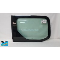 CITREON BERLINGO L1/L2 - PEUGEOT PARTNER B9P 03/2009 TO 12/2018 - DRIVERS - RIGHT SIDE SLIDING DOOR WINDOW GLASS - GREEN - GENUINE - (800 X 550)