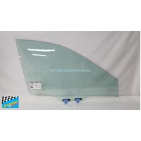 NISSAN X-TRAIL T33 - 8/2022 TO CURRENT - 5DR SUV - DRIVERS - RIGHT SIDE FRONT DOOR GLASS - GREEN - WITH FITTING, LAMINATED, ACOUSTIC