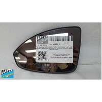 HOLDEN CRUZE JG/JH - 5/2009 to 12/2016 - PASSENGERS - LEFT SIDE MIRROR - CURVED OEM - WITH BACKING, J300NB G/HOLDER, LH R1400