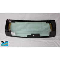 FORD ESCAPE ZD - 4/2008 to 12/2012 - 4DR WAGON - REAR WINDSCREEN GLASS - HEATED - GREEN - 3 HOLES - 1275 x 470