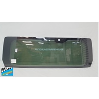 suitable for TOYOTA HIACE H30 ZR - 6/2019 to CURRENT - LWB (TRADE VAN) - REAR WINDSCREEN GLASS - PRIVACY GREY, 1 HOLE, HEATED
